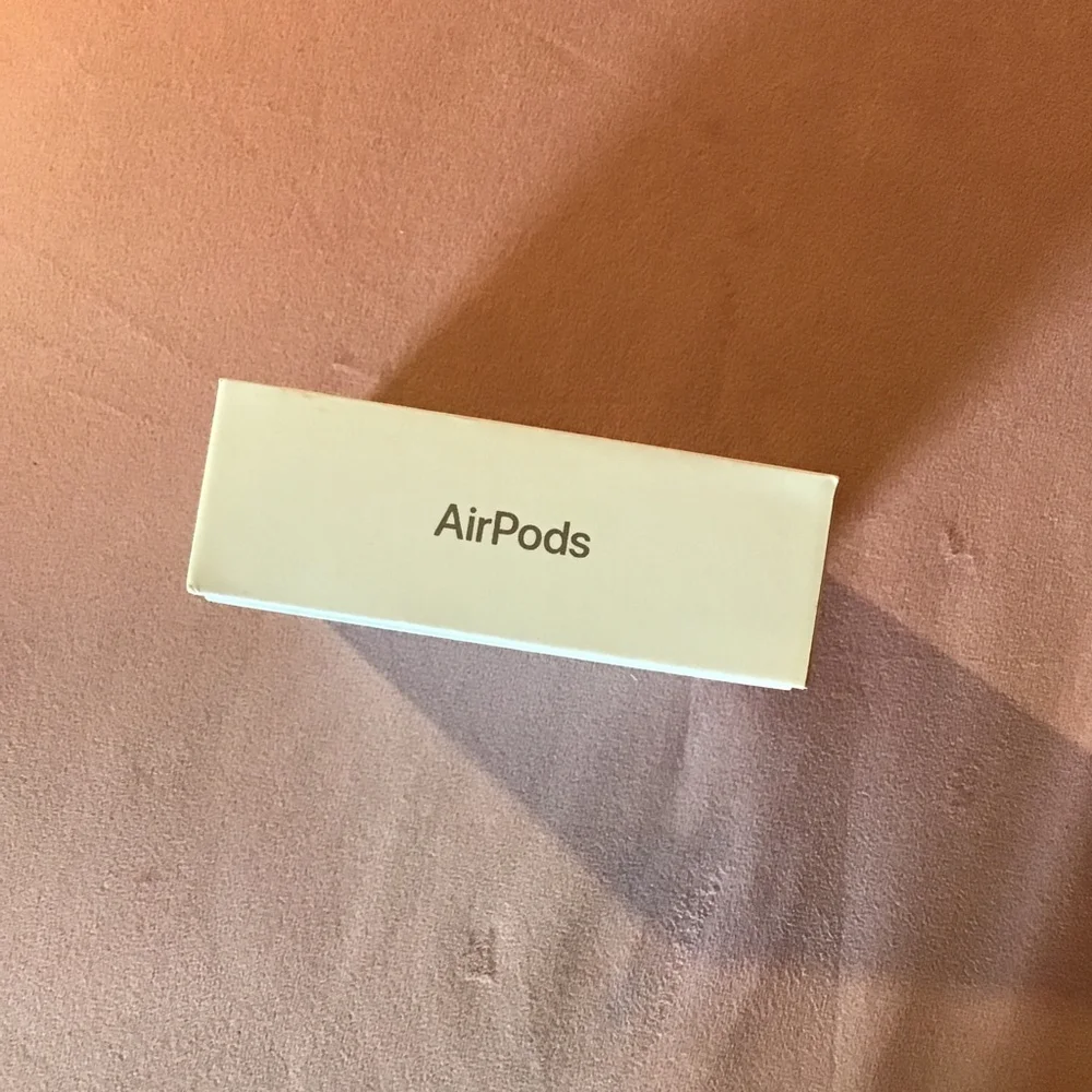 Apple AirPods Earbud Headphones White BOX ONLY